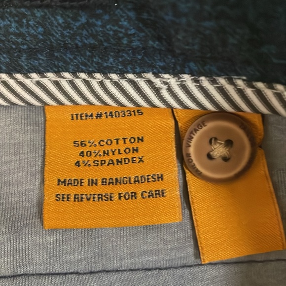 Tailor Vintage Men’s SZ 38 Luxe-performance Navy Blue 4 Pocket Shorts NWT - Picture 13 of 16